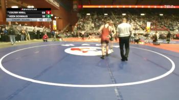 2A-215 lbs Champ. Round 1 - Keen Schmaus, Tongue River vs Colter Krell, Kemmerer