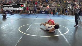 134 lbs Cons. Round 2 - Kylan Brown, Team Burns vs Jordan Walder, Dunbar Wrestling Club