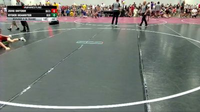 72 lbs Round 4 (6 Team) - Zeke Snyder, Mat Assassins vs Ryder Seamster, Rising Kingz