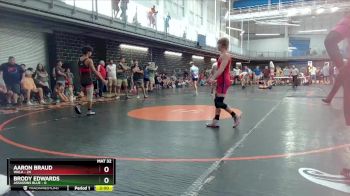 132 lbs Round 1 (10 Team) - Brody Edwards, Assassins Blue vs Aaron Braud, WALA