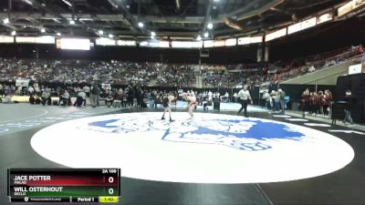 2A 106 lbs Champ. Round 1 - Will Osterhout, Declo vs Jace Potter, Malad