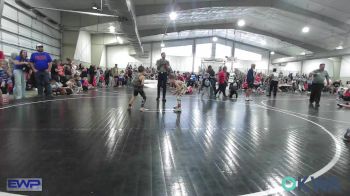 49 lbs Quarterfinal - Michael Cawthorne, Tiger Trained Wrestling vs Krew Hamilton, Broken Arrow Wrestling Club