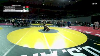 6A Boys 120 lbs Cons. Round 4 - Miguel Elenes, Westview Boys vs Garrett Head, Barlow Boys