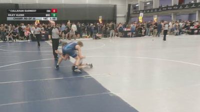 150 lbs Champ. Rd Of 32 - Callahan Earnest, KAMO Wrestling Academy vs Riley Klebe, MN Elite