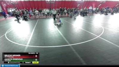 70 lbs Cons. Round 2 - Kamdyn Engevold, Wisconsin vs Bruchs Wegner, BYA Wrestling