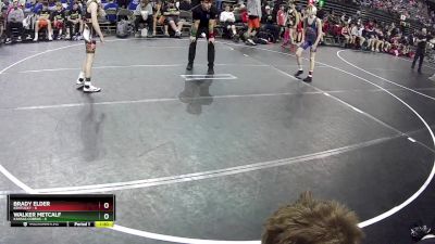 85 lbs Semis & 1st Wrestleback (8 Team) - Brady Elder, Kentucky vs Walker Metcalf, Kansas Cobras