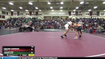 160 lbs 15th Place Match - Fischer Harrison, Solon vs Mason Fox, Pleasant Valley
