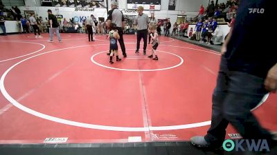 43 lbs Round Of 16 - Kyson Overholser, Salina Wrestling Club vs Bryce Nickerson, Springdale Youth Wrestling Club