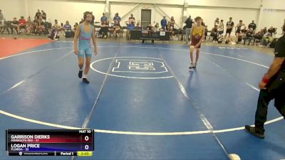 114 lbs Quarters & 1st Wb (16 Team) - Garrison Dierks, Minnesota Red vs Logan Price, Florida