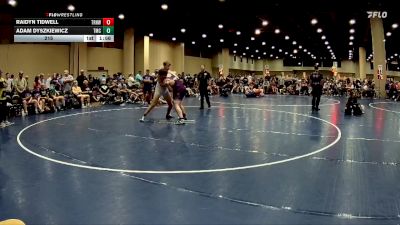 215 lbs 2nd Wrestleback (32 Team) - Adam Dyszkiewicz, Team Mat Clash vs Raidyn Tidwell, Team Rich Habits White