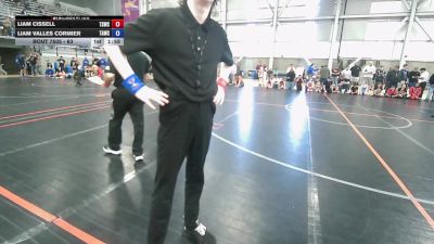 49 lbs Champ. Round 1 - Liam Cissell, Team Scorpion Wrestling Club vs Liam Valles Cormier, Team Aggression Wrestling Club