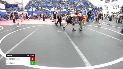 100 lbs Quarterfinal - EASTON SCOLES, Morrison Takedown Club vs Xayden Villa, Dumas Wrestling Club