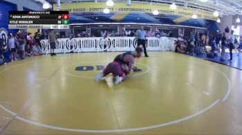 144 lbs Champ. Round 2 - Kyle Wingler, Heritage WC vs John Antonucci, Applied Pressure