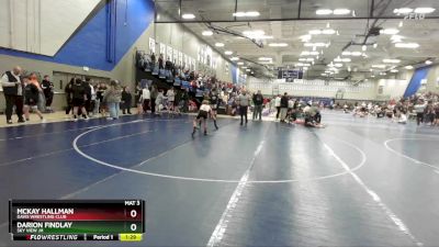 108 lbs Cons. Round 4 - Darion Findlay, Sky View JH vs McKay Hallman, Davis Wrestling Club