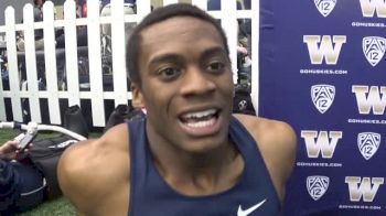 Shaquille Walker wins 800m in pink spikes?