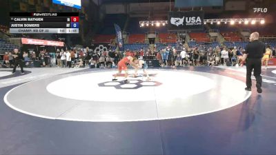 144 lbs Champ. Rd Of 32 - Calvin Rathjen, IA vs Justin Somers, NY
