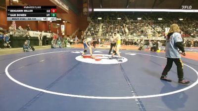 2A-144 lbs Cons. Round 1 - Sam Bowen, Upton vs Benjamin Miller, Saratoga