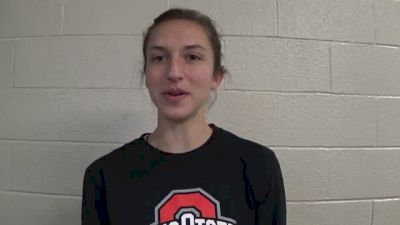 Katie Borchers after 800 win, excited for NCAAs