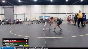 125 lbs Round 1 (6 Team) - Andrew Moreno, Funky Monkeys vs Kyle Kuhlmey, Great Bridge Wrestling Club