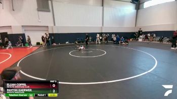 44 lbs 2nd Place Match - Elijah Coffel, NB Elite Wrestling Club vs Paxton Kaerwer, ReZults Wrestling
