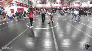 140 lbs Champ. Round 2 - Elizabeth Elliott, Cupertino vs Mei Elgierari, Gunn