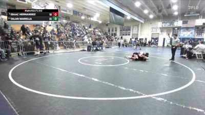 150 lbs Champ. Round 3 - Isaac Hernandez, Valley View vs Talan Marella, Santiago Corona