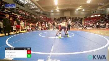 126 lbs Round Of 16 - Zaden Lowe, Barnsdall Youth Wrestling vs Emery Sewell, Jenks Trojan Wrestling Club