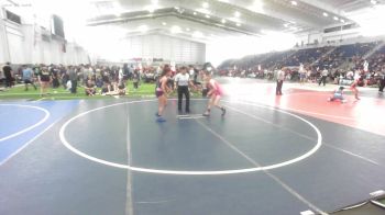 101 lbs 2nd Place - Angie Herrera, Pounders WC vs Jasmine Buck, Dominate Club Wrestling