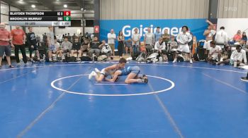 90 lbs Rr Rnd 7 - Blayden Thompson, NC United - BHS vs Brooklyn Murray, DoughBoy WC - BHS