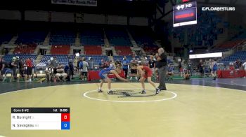 100 lbs Cons 8 #2 - Rory Burright, Illinois vs Noah Savageau, North Dakota