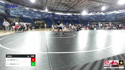 120 lbs Round Of 16 - Cole Welte, MWC Wrestling Academy, NE vs Layne Martin, Michigan Premier WC