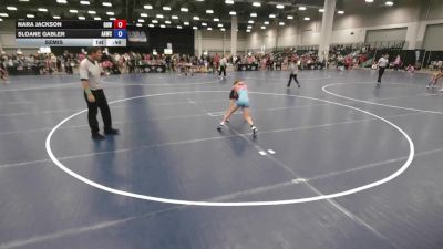 59.4-64 lbs Semis - Sloane Gabler, Alber Athletics Wrestling Club vs Nara Jackson, Greater Heights Wrestling