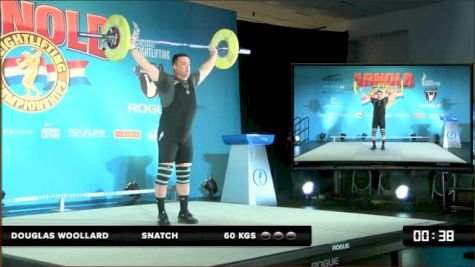 Douglas Woollard Snatch 2 60 kgs