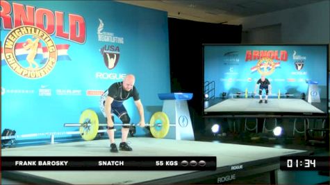 Frank Barosky Snatch 2 55 kgs