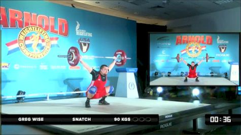 Greg Wise Snatch 90 kgs 2