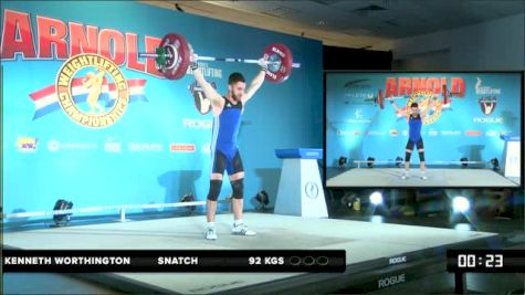 Kenneth Worthington Snatch 92 kgs