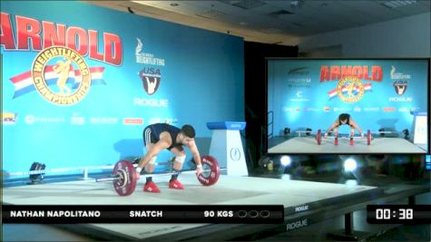 Nathan Napolitano Snatch 90 kgs 2