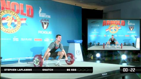 Stephen Laflamme Snatch 86 kgs