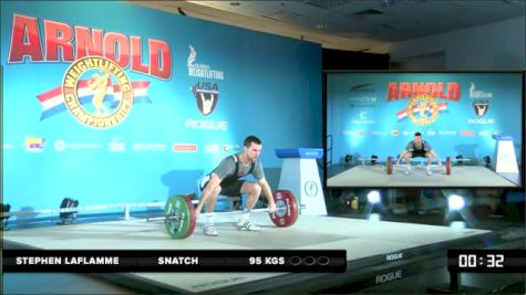 Stephen Laflamme Snatch 95 kgs