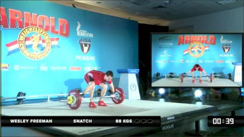 Wesley Freeman Snatch 88 kgs 2