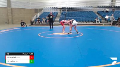 116 lbs Cons. Round 7 - Levi Johns, Bluffton vs Isaac Campbell, Red Cobra Wrestling Academy