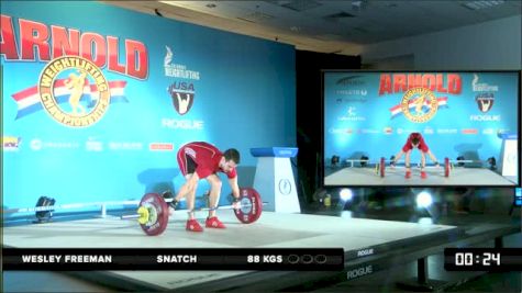 Wesley Freeman Snatch 88 kgs