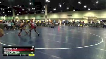 170 lbs Round 2 (6 Team) - Makenzie Solis, STL Green vs August Rottmann, Charlie`s Angels-IL Blk