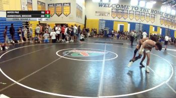 120 lbs Cons. Round 3 - Jayce Paz, Palm Harbor University vs Janmichael Broche, Blue Steel