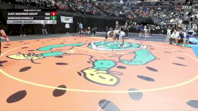 157-5A Champ. Round 1 - Alex Martinez-Graff, Fruita Monument vs Donovan Symalla, Pomona