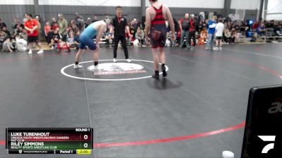 220 lbs Round 1 - Luke Turenhout, Lincoln Youth Wrestling/Rick Sanders Mat Club vs Riley Simmons, Reality Sports Wrestling Club