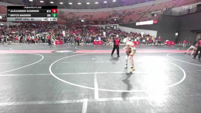 90 lbs 5th Place Match - Bryce Madden, Sarbacker Wrestling Academy vs Alexander Kuderer, LAW