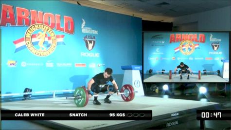 Caleb White Snatch 95 kgs