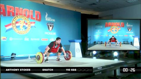 Anthony Stokes Snatch 110 kgs