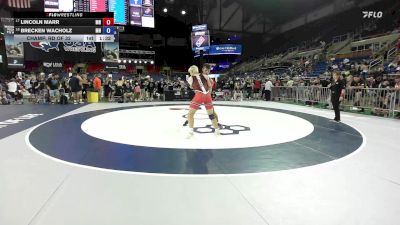 190 lbs Champ. Rd Of 32 - Lincoln Marr, MN vs Brecken Wacholz, MN